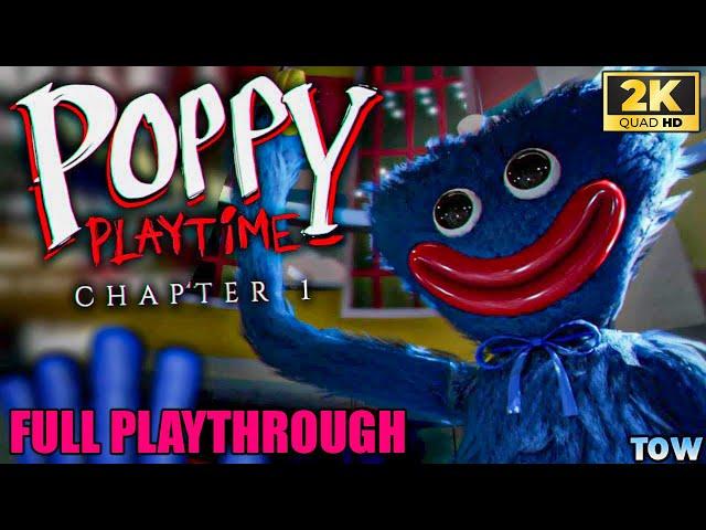 Poppy Playtime Chapter 1 | Full Playthrough | 1440p 60FPS | No Commentary