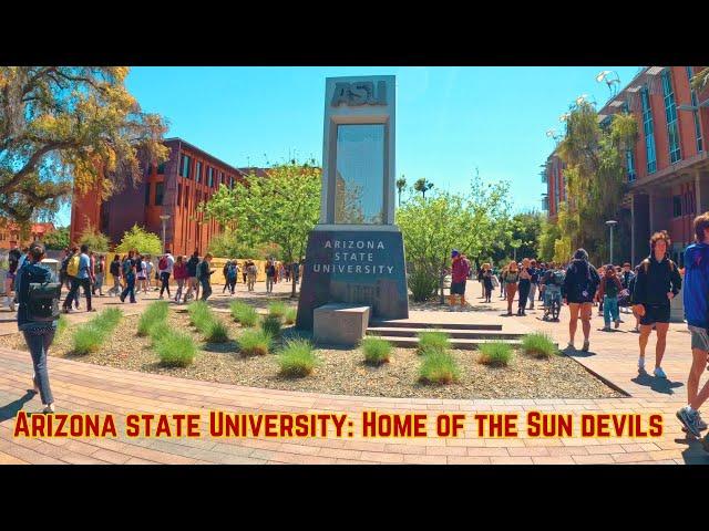 Campus Walking Tour - Arizona State University ASU (4K)