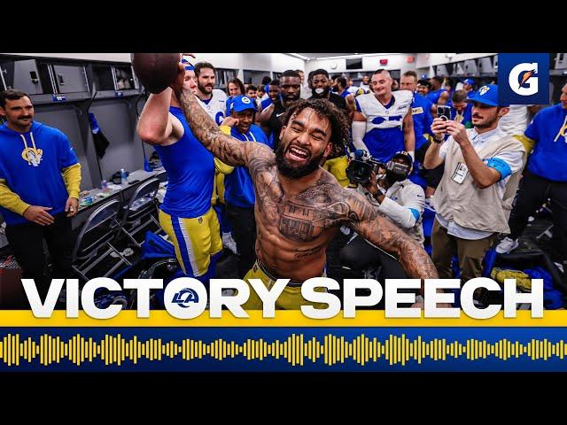 “WHAT A G!” Sean McVay’s Victory Speech After Win vs. Saints