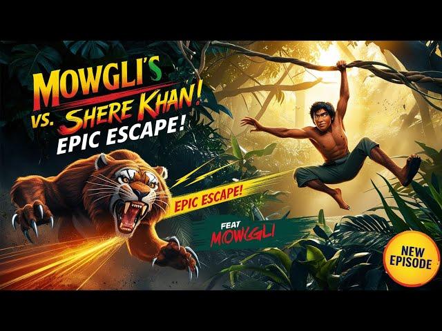 Mowgli’s Thrilling Escape from Shere Khan! | The Jungle Book Adventure