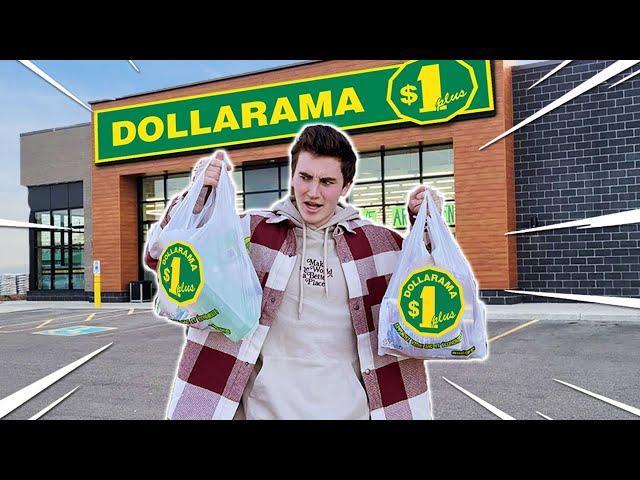 Je mange que La NOURRITURE du DOLLARAMA Pendant 24H