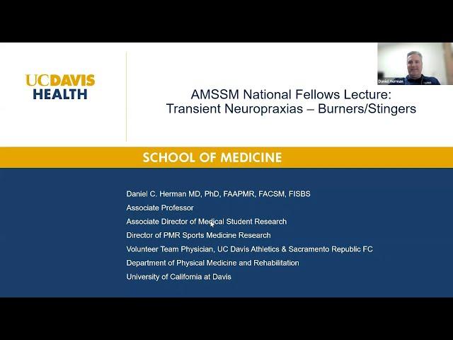 Transient Neuropraxias | National Fellow Online Lecture Series