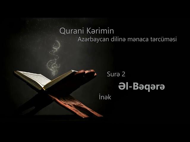 2. Əl-Bəqərə surəsi | Qurani Kərimin Azərbaycan dilinə mənaca tərcüməsi