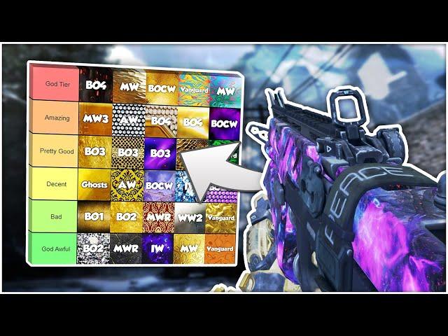 Every Call of Duty Mastery Camo Ranked From Best to Worst! (2022)