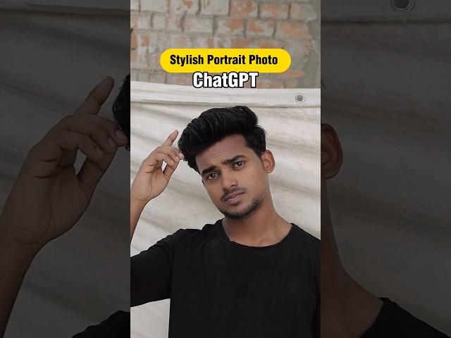 Black Portrait photo Editing  || chatgpt  photo Editing #shorts #chatgpt