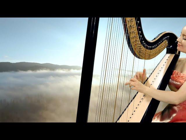 Prelude No 1 by Johann Sebastian Bach  Relaxing Classical Music on Harp