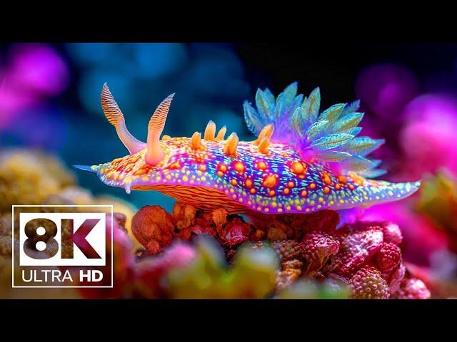 Underwater World in 8K Ultra HD (60FPS) – Ocean Wildlife Film with Relaxing Piano Music