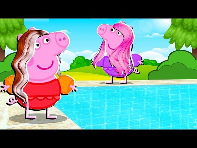 ENTRAMOS NO MUNDO DA PEPPA PIG NO ROBLOX *foi muito divertido*