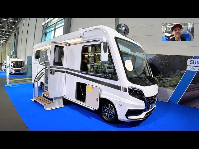 Knaus Sun I 700 LEG luxury Motorhome RV Camper Van Camping car 2025 Fiat walkaround + interior V2237