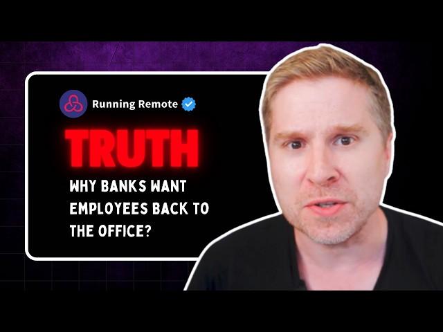 The Real Reason Banks Are Forcing their employees Back to the Office!!