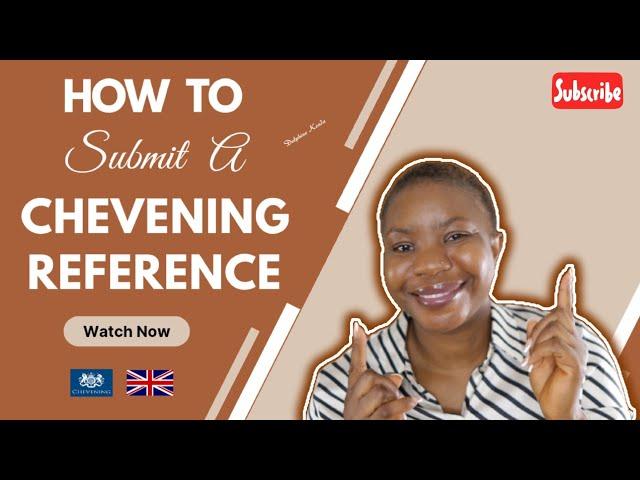 2023/2024 Chevening References Tips