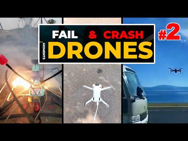 Funny Fail & Crash Drone Compilation #2