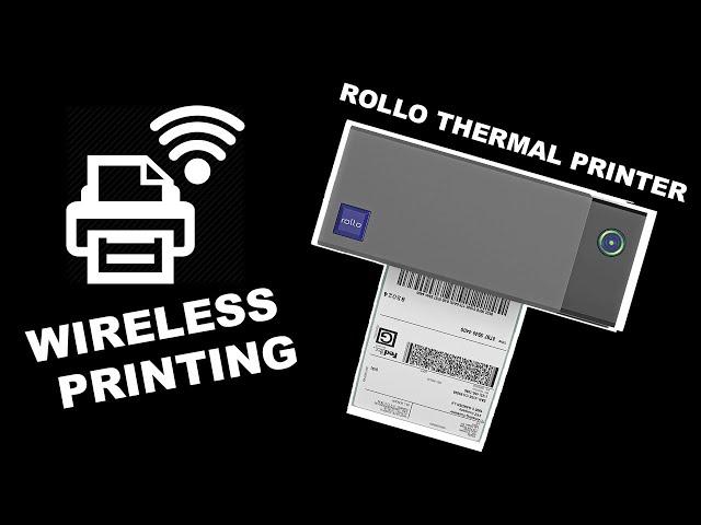 Rollo X1038 Thermal Label Printer Wireless Printing (wi-fi)