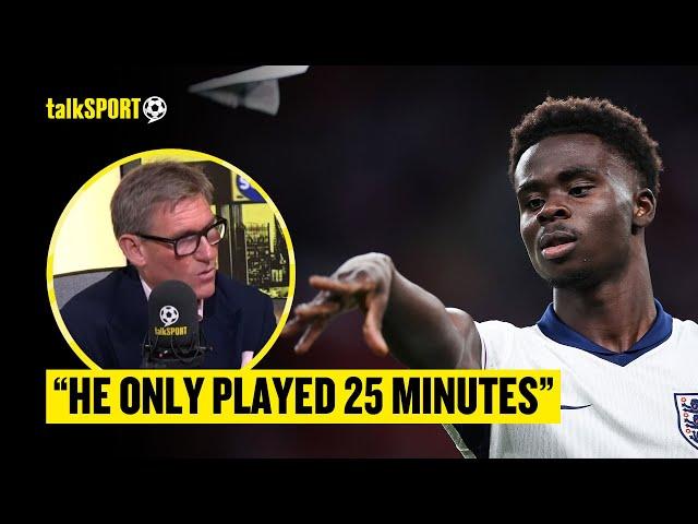 Simon Jordan QUESTIONS Why Newspapers Used Saka's Image After Losing 1-0 Vs Iceland! 