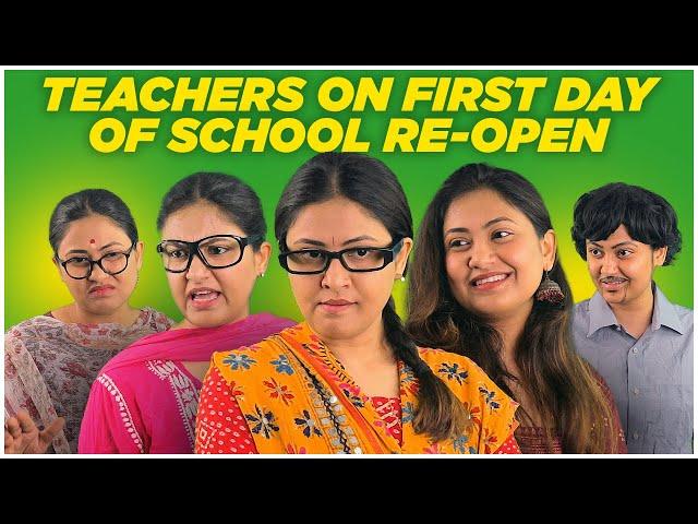 Types Of Teachers On 1st Day Of School Re-Open || Captain Nick