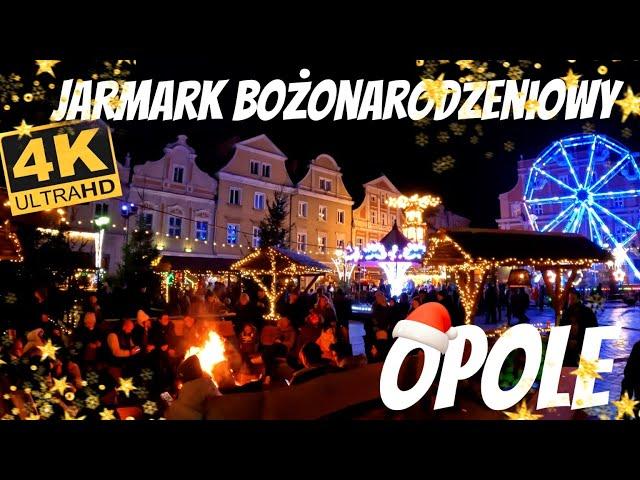 JARMARK BOŻONARODZENIOWY W OPOLU ️ 2024 ️ GoPro ️ 4K UHD