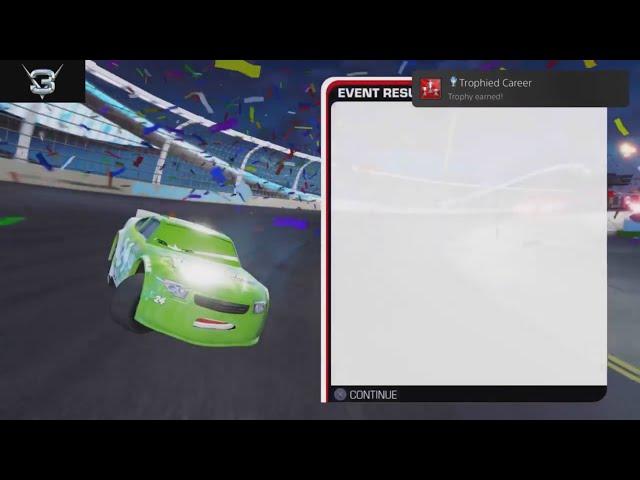 Cars 3 driven to win platinum trophy progression