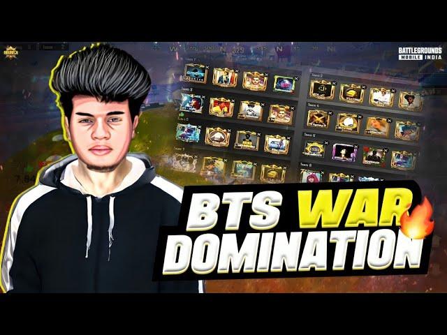 BTS WAR FINAL ZONE DOMINATION | #rodrickyt #botsquad #madanop #bgmigameplay #roommatch #bgmilive