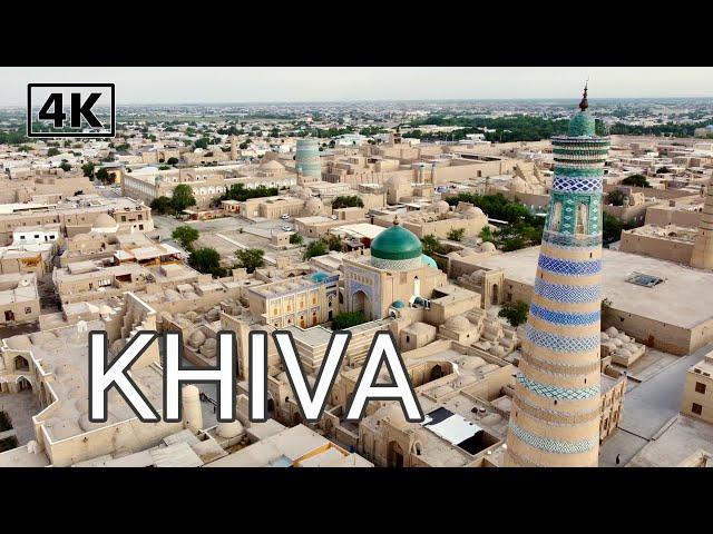 [4K] ХИВА, УЗБЕКИСТАН *Khiva, Uzbekistan* (DRONE DJI MINI 2)