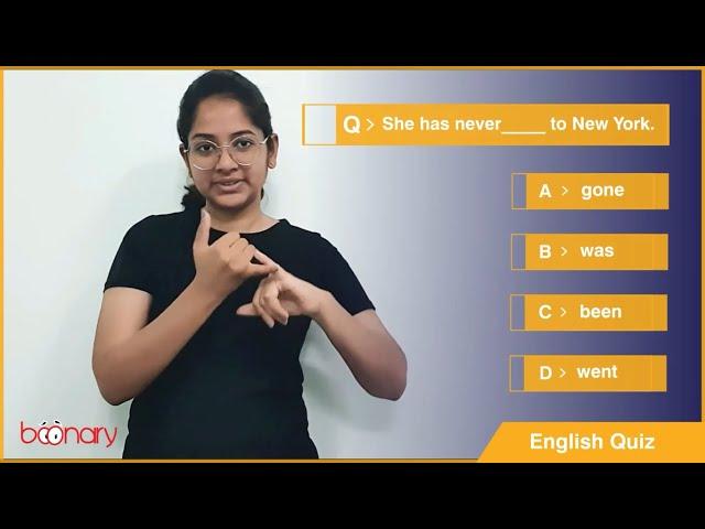 Boonary's English Grammar Quiz | Test your knowledge | Play Quiz and learn | Simple and Easy.