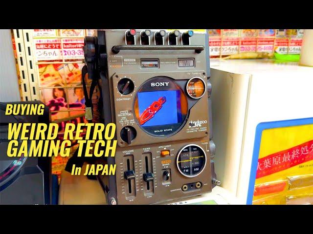 Looking for the WEIRDEST Retro Gaming Tech in TOKYO, JAPAN (Saitama, Chiba, Akihabara)