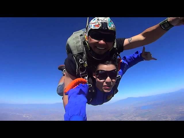 Kyra Dutt  First Jump from a plane! Skydiving at Los Angeles