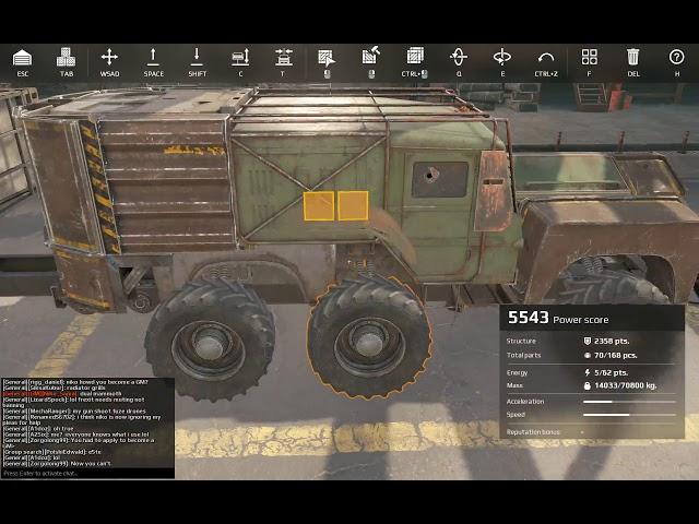 Crossout Lets build - Ultra-Late-Night build, convoy truck