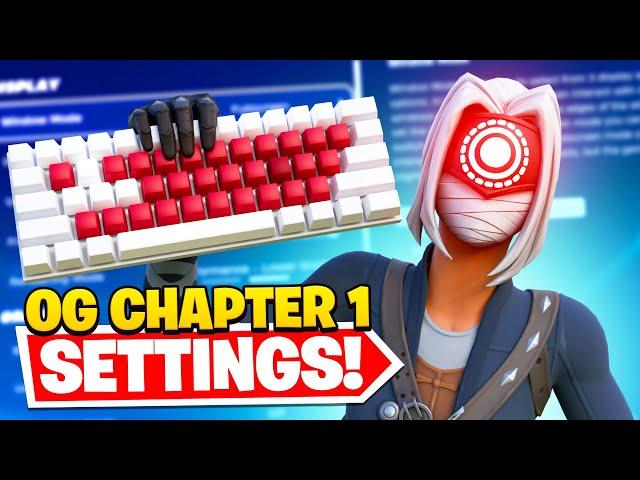 BEST OG Chapter 1 PC Keyboard & Mouse Settings, Sensitivity + Keybinds In Fortnite!