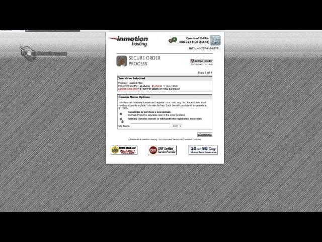 inMotion Web Hosting -Overview & Tutorial