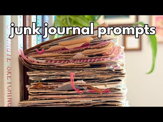 4 simple junk journal prompts for zero-inspiration days 