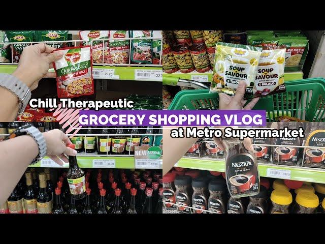 Chill Therapeutic Grocery Shopping Vlog at Metro Supermarket November 2024