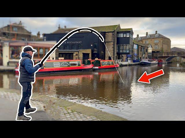 We Caught a MONSTER Fish in the Town Centre! 