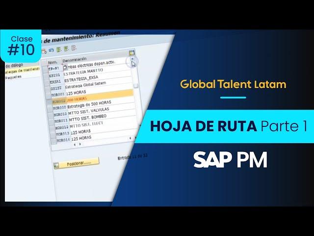 SAP PM - Hoja de Ruta