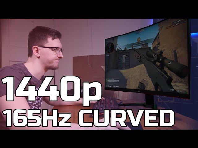 AOC CQ32G2SE Review - 32” Curved 1440p 165Hz Monitor - TechteamGB