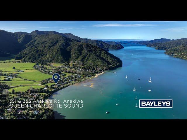 351 & 353 Anakiwa Rd, Anakiwa, Queen Charlotte Sound  - 4K