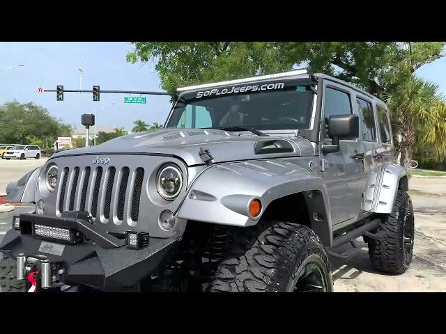 Silver JK Wrangler Created by SoFlo Jeeps