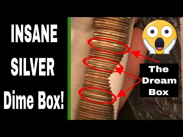 EPIC Silver Found Coin Roll Hunting Dimes - It's DIME TIME