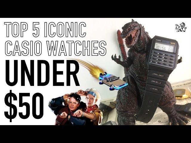 The Top 5 Most Iconic & Best Value Casio Digital Watches Under $50 - Reviews & Brief History