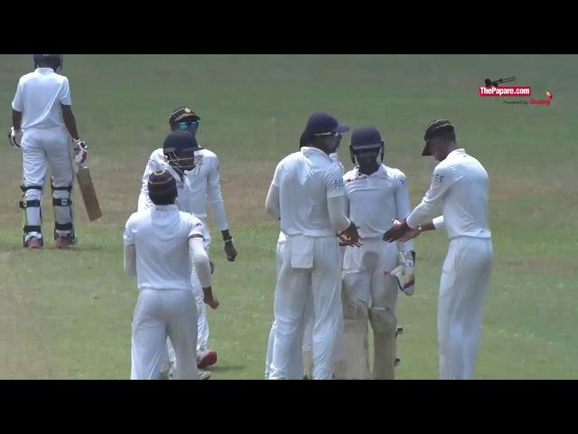 Gishan Balasooriya's match bag of 8 wickets vs Trinity College