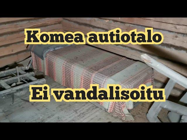 Komea autiotalo ei vandalisoitu