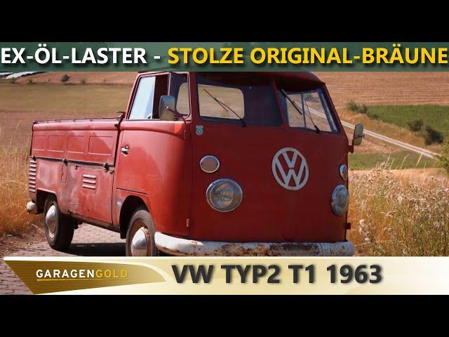 Ex-Öl-Laster mit stolzer Bräune - Garagengold VW Transporter Typ2 T1