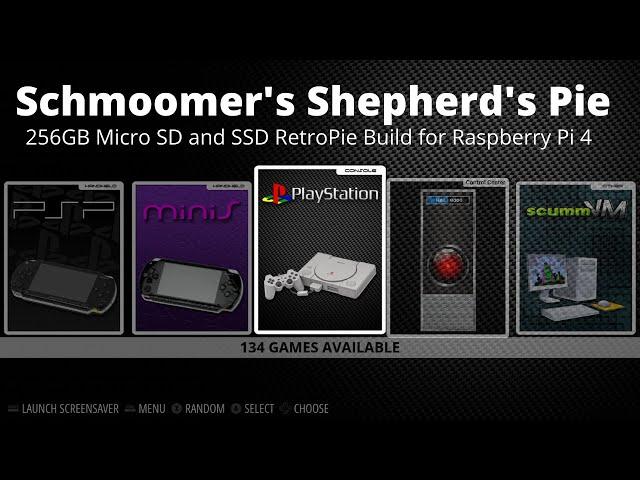 Schmoomers Shepherds Pie RetroPie 256GB Image Review for Raspberry Pi 4