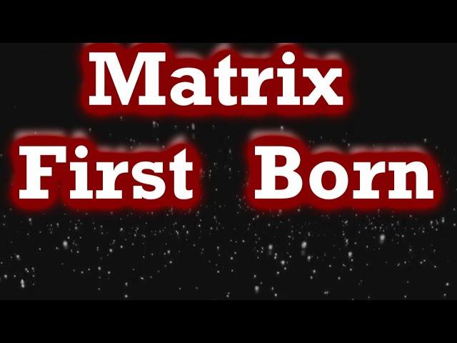 Matrix First Born.