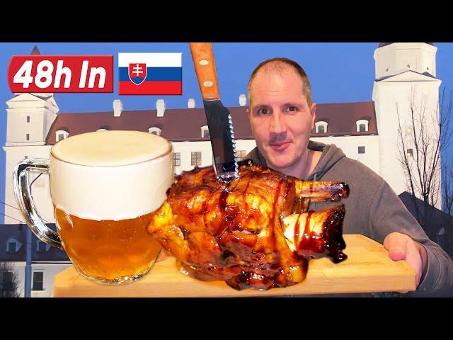 48 HOURS In SLOVAKIA - INCREDIBLE FOOD Tour in Bratislava