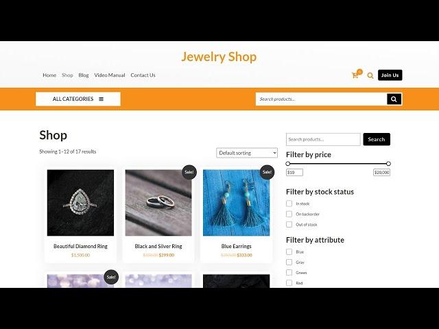 Jewelry Store - Best WordPress WooCommerce Theme