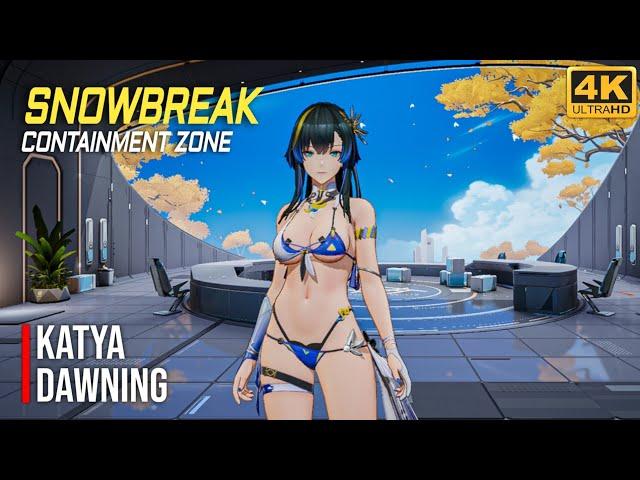 Katya Dawning (Exclusive Summer Outfit) Level 80 Island Frenzy Challenge! Snowbreak Gameplay