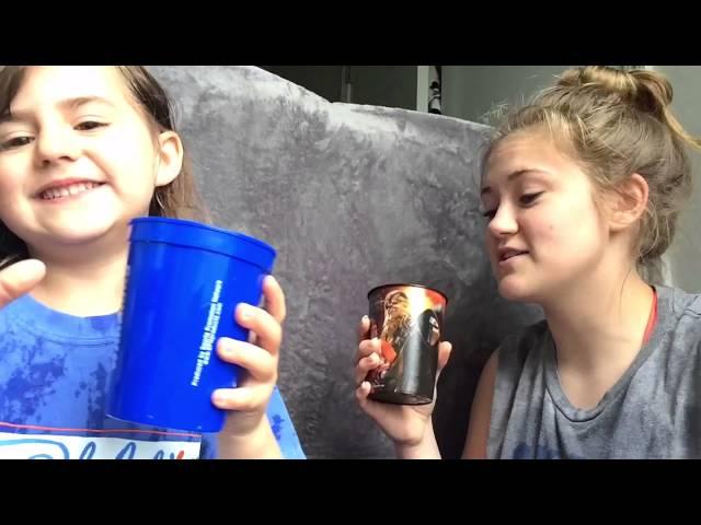 Kylie and Sara's blowfish challenge:)