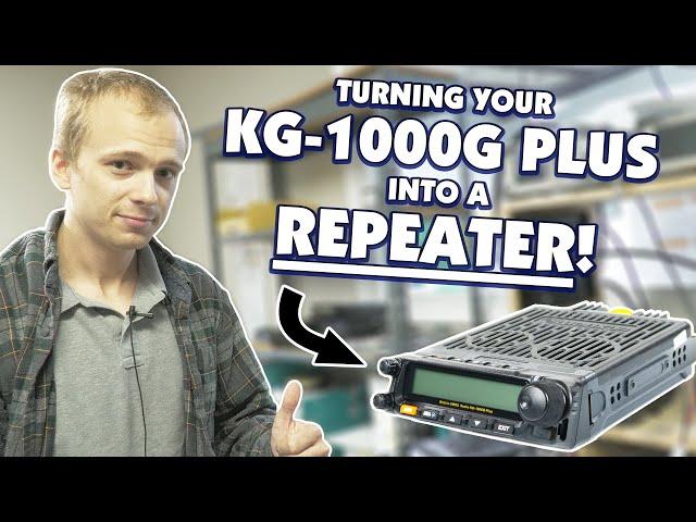How to turn your KG-1000G Plus into a repeater
