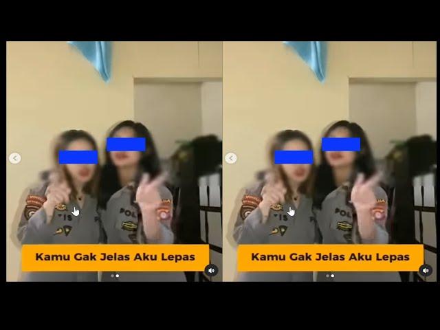 VIRAL  !!! 2 PEREMPUAN BERJOGET MENGGUNKAN SERAGAM POLISI