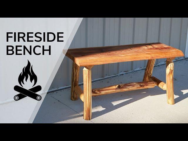 Build a Perfect Fireside Bench